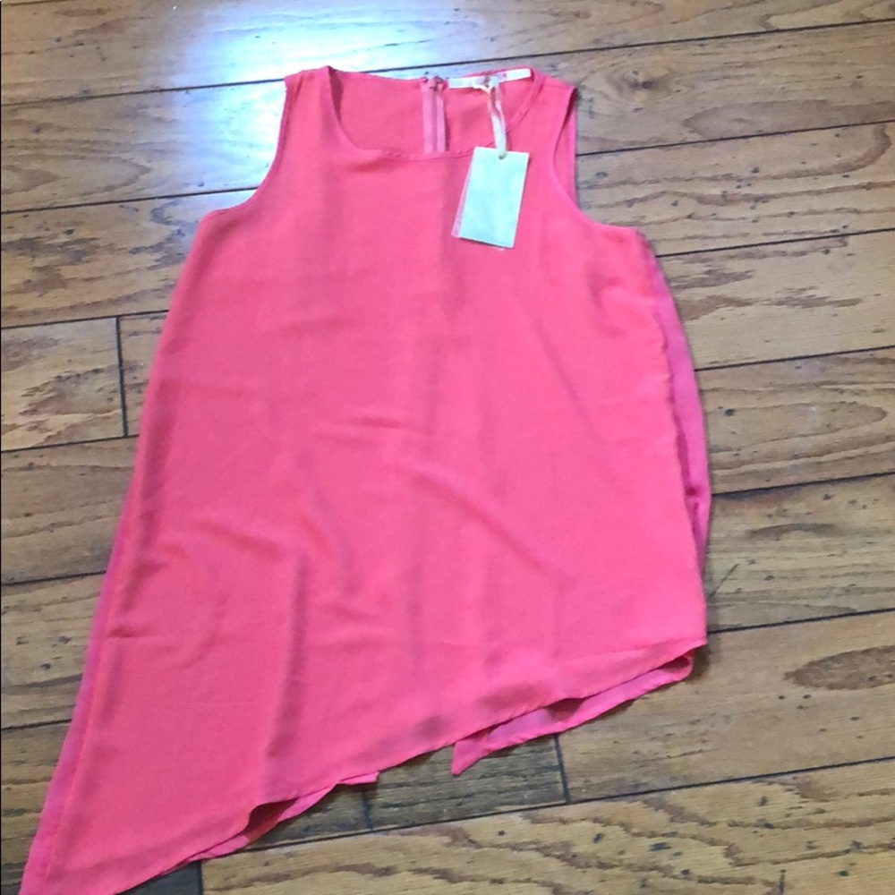 Coral Gibson Blouse Top Size Small